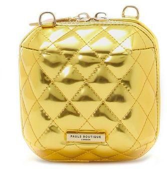 حقيبة نسائية Pauls boutique بلون ذهبي و يد طويلة