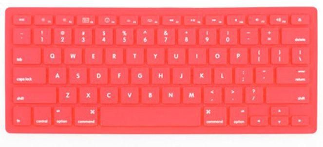 Solid Red Keyboard Silicone Cover Skin for Apple MacBook Pro 13 15 17 /Air 13 Aluminum Unibody