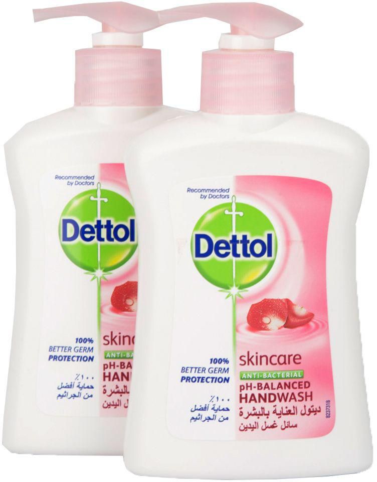 Dettol Hand Wash Skincare 200ml , Twin Pack