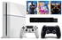 Sony PS4 500GB White with 2 Controllers Camera and 3 Games Fifa16, Uncharted 4, Just Dance 2016