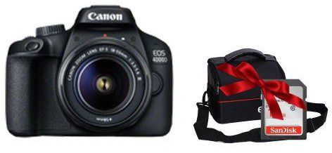 Canon Camera Canon EOS 4000D With Free Bag And Memory Card 16G