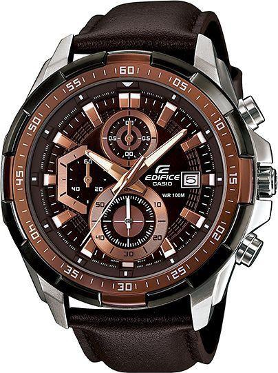 Casio Casual Watch For Men Analog Leather - EFR-539L-5AV
