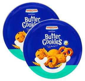 Americana Premium Butter Cookies Value Pack 2 x 454 g