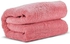 Egyptian Cotton Solid Pattern,Pink - Bath Towels4986_ with two years guarantee of satisfaction and quality