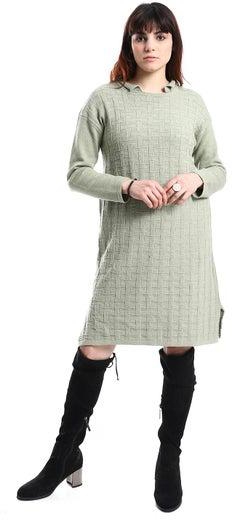 Wool women short dress