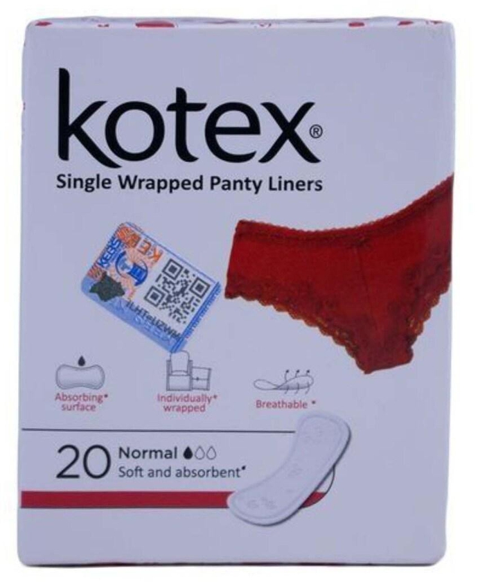 Kotex Panty Liners Ind. Wrapped 20S