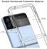 Samsung Galaxy Z Flip 4 Clear Case, Z Flip 4 Crystal Clear Slim Fit Phone Cover Soft