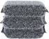 Get Time Clean Dish Cleaning Sponge Set, 3 Pieces, 7×15 cm - Grey with best offers | Raneen.com