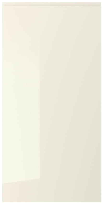 VOXTORP Door - high-gloss light beige 60x120 cm