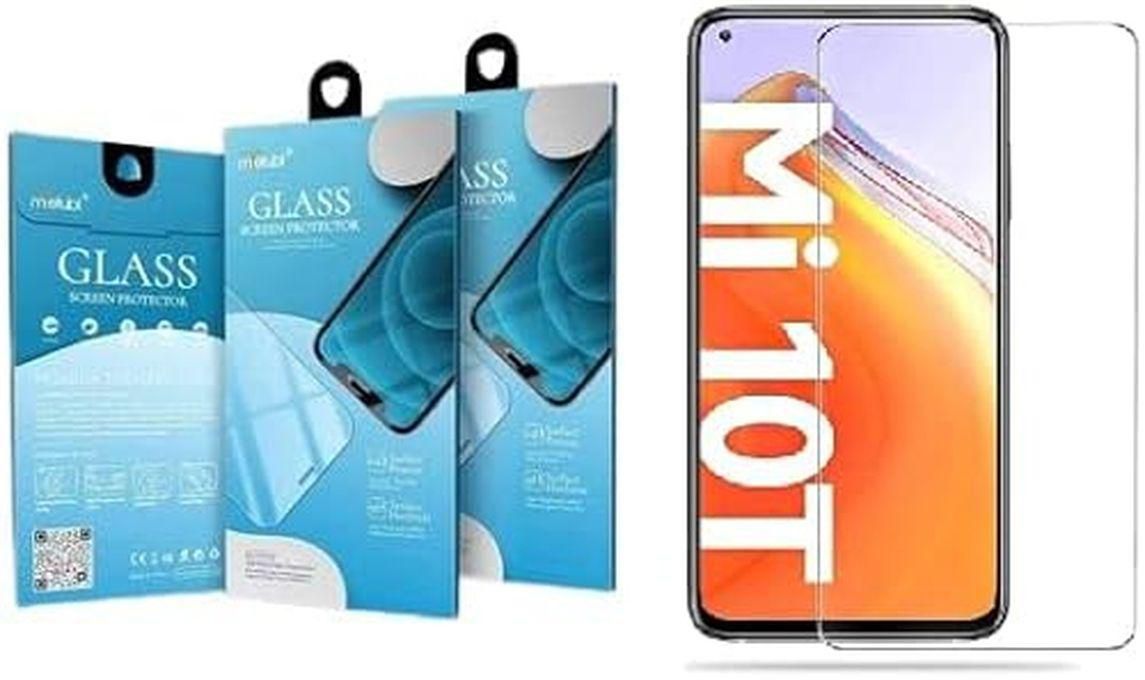 GOLDEN MASK Compatible With Screen Protector 9H Surface Hardness Premium Compatible With Xiaomi Mi 10T/Xiaomi Mi 10T Pro/Xiaomi Mi 10 Lite/Xiaomi Note 9S/Xiaomi Note 9 Pro -Clear
