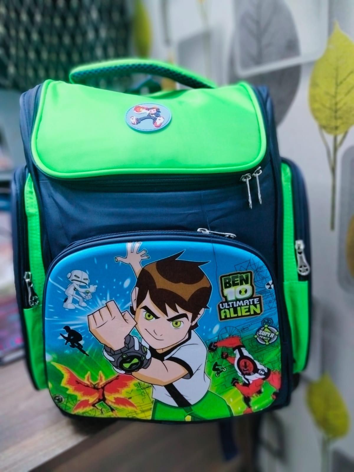 Generic Backpack Ben 10 Kindergarten Orthopedic School Bag For Girl and boys Children Mochila Bookbag