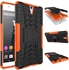 Sony Xperia C5 Ultra -Heavy Duty Armor Hybrid ShockProof Hard Back Case Cover -Orange