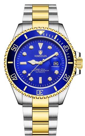 Luxury Military Gold Watch Mens Sports Diver Quartz 30ATM Waterproof Luminous Date Wristwatches