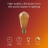 Philips LED Bulb Classic Dimmable, E27, ST64 , 4 Watt (Gold, 3 Pieces)