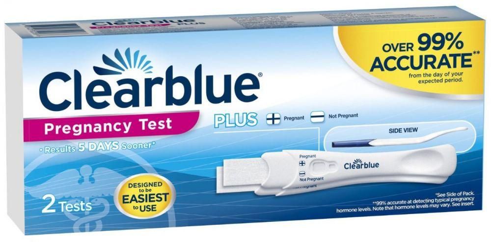 إختبار حمل منزلي كليربلو 2 قطعة Clearblue Easy Clearblue Easy  /- Results Pregnancy Test, 2 each