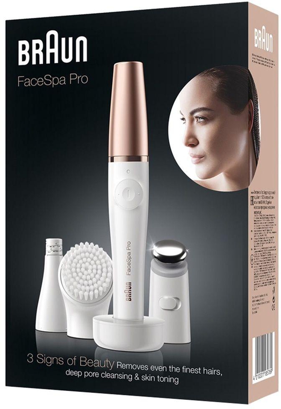 Braun - Face 911 3-in-1 FaceSpa Epilator For Salon Beauty At Home- Babystore.ae