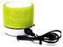 Portable Mini Bluetooth Speaker Wireless MP3 Music Player, S-10U - Green