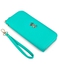 Fashion Women's Rivet Detachable Clutch Wallet Light Blue