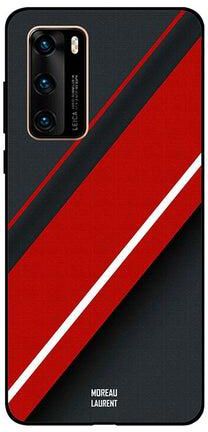 Skin Case Cover -for Huawei P40 Black/Red/White Black/Red/White