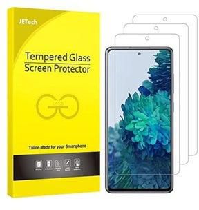 JETech Screen Protector for Samsung Galaxy S20 FE 6.5-Inch, Tempered Glass Film, 3-Pack