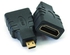 Generic Golden Micro HDMI Male To HDMI Female Adapter - Black