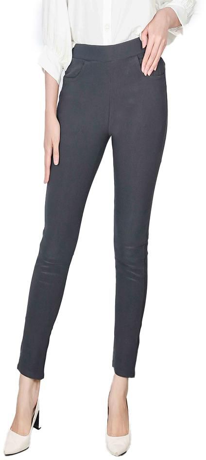 Woman M-7XL Plus Size Fashion Long Pants [P35916] - 9 Sizes (5 Colors)