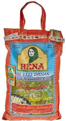 Hena XXL 1121 Indian Sella Basmati Rice, 10 kg