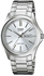 Casio Enticer Men's Silver Dial Stainless Steel Band Watch - MTP-1239D-7A