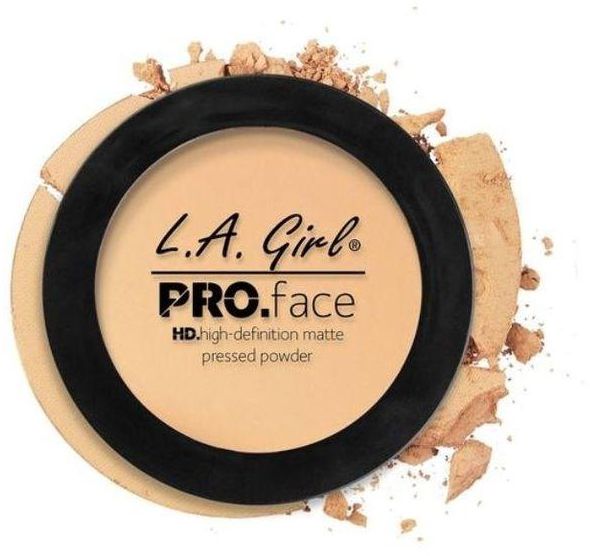 L.A Girl HD Pro Face Matte Pressed Powder - Creamy Natural, 0.25 Oz