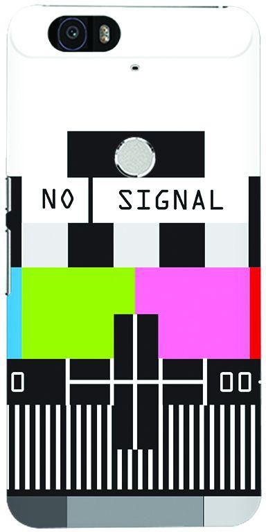 Stylizedd Google Nexus 6P Slim Snap Case Cover Matte Finish - No Signal TV