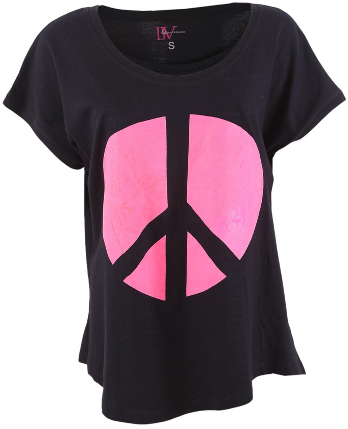 Peace Sign Black T-Shirt