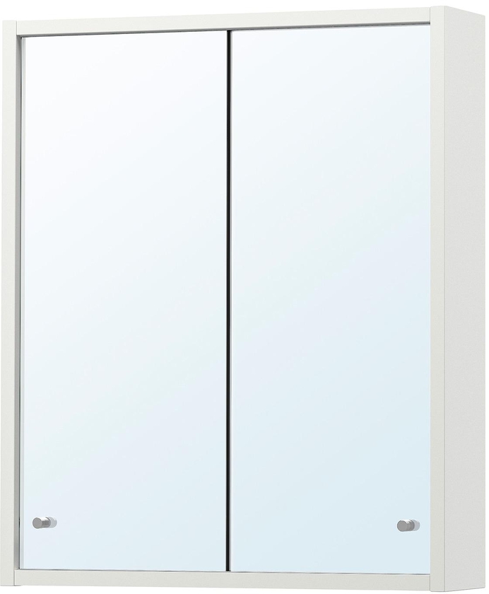 NYSJÖN خزانة ذات مرآة - أبيض ‎50x60 سم‏
