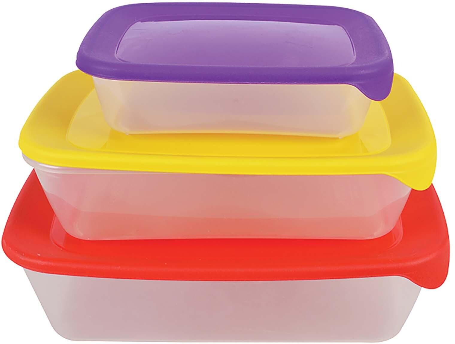My Choice Rectangle Food Container Set - 3 Piece