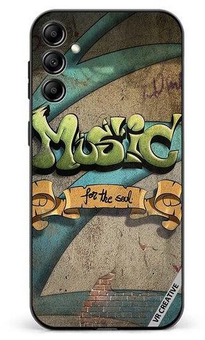 Protective Case Cover For Samsung Galaxy A14 5G/A14 Music For The Soul Design Multicolour