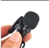 External Clip-on Lapel Lavalier Microphone 3.5mm