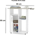 Compact Ironing Board With Cabinet Storage