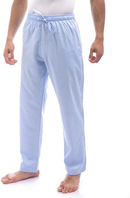 kikoi Plain Comfy Elastic Waist Pajama Bottom - Baby Blue