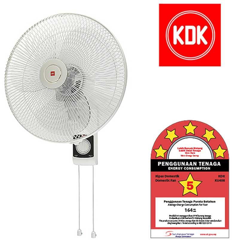 KDK Wall Fan16" KU-408 (White)