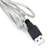 FSGS Black W718 USB2.0 To 2 X MIDI 5 Pin Male Cable With LED Indicator Light 15520