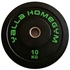 Olympic Bumper Weight Plate 10KG Single Plate High Quality for Barbells Weight Lifting Strength Training