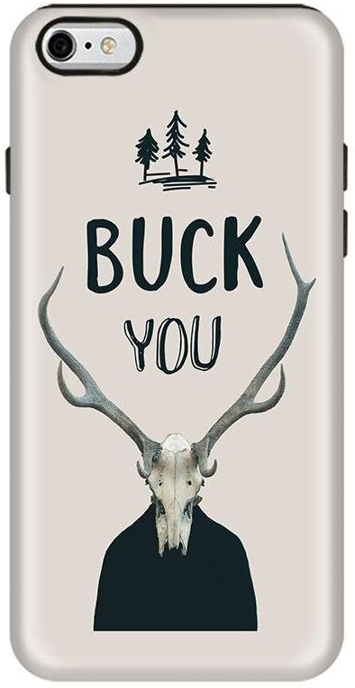Stylizedd iPhone 6 Plus / 6S Plus Premium Dual Layer Tough case cover Matte Finish - Buck You