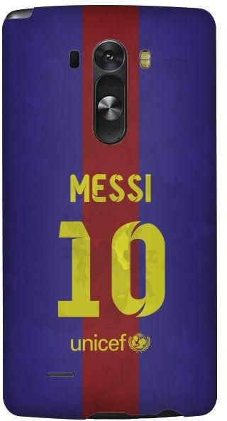 Stylizedd LG G3 Premium Slim Snap case cover Matte Finish - Messi Barca Jersey