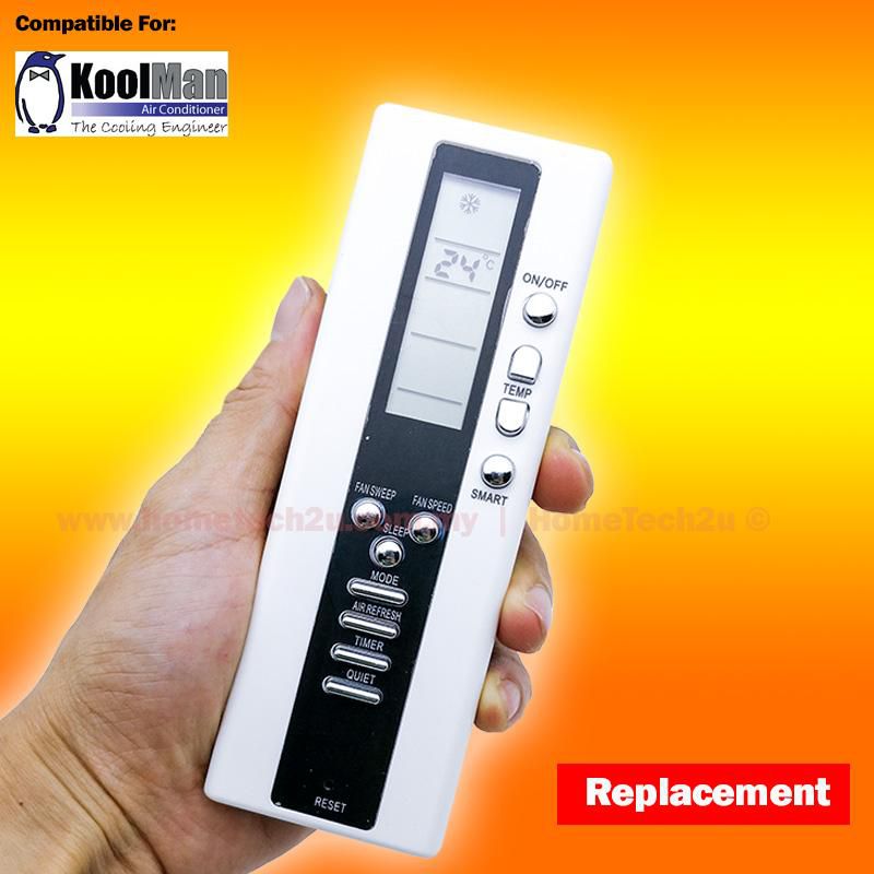 Koolman / SINGER Air Conditioner Remote Control Replacement KK-28E KK28B