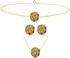 18 Karat Solid Yellow Gold Jewellery Set