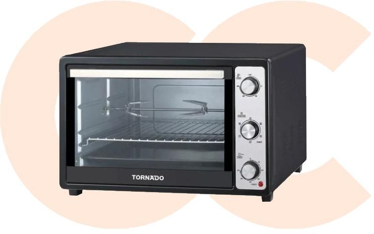 TORNADO Electric Oven 48 litre, 1800 Watt Black Grill Fan Model-TEO-48DGE(K)