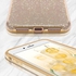 Silicone Case Cover For Iphone 7 Plus ( Gold Glitter Case)