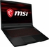 MSI GF63 Gaming Laptop - 15.6&quot; Full HD Intel Core i5-10200H, 8GB RAM, 256GB SSD, 4GB NVIDIA GeForce GTX 1650, Windows 10 [GF63035]- Black