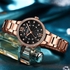 Curren 9085 Black RoseGold Quartz Wristwatches For Women Luxury Fashion Watches
