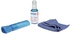 Manhattan 421010 LCD Mini Cleaning Kit Alcohol-free, Includes Cleaning Solution, Brush, Microfiber Cloth, 60 ml (2 oz.)