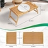 Wooden foldable Bed Tray Table With Folding Legs +Zigor Bag Special